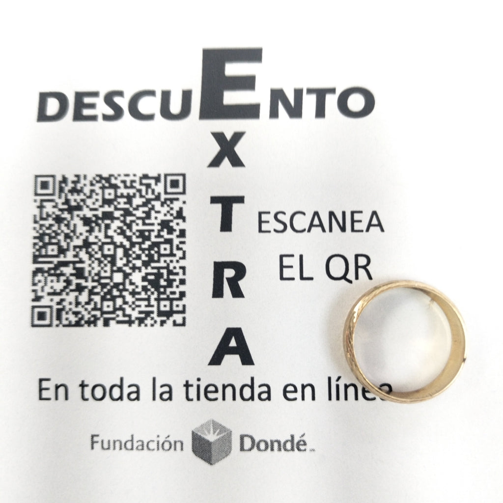 ARGOLLA ORO 14 K 1.8 GRMS (SEMINUEVO)