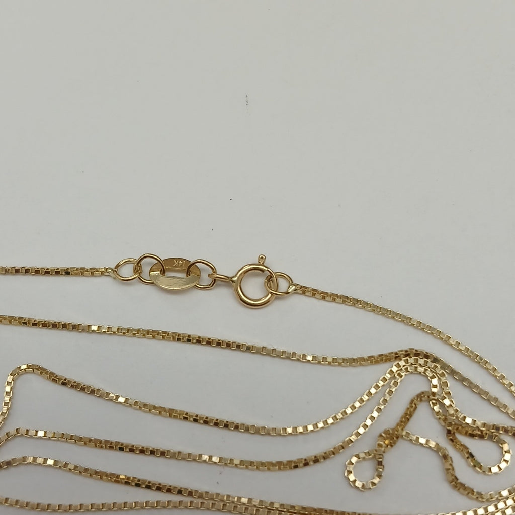 CADENA VENECIANO 14K 55 CM 2.4 GR (NUEVO)
