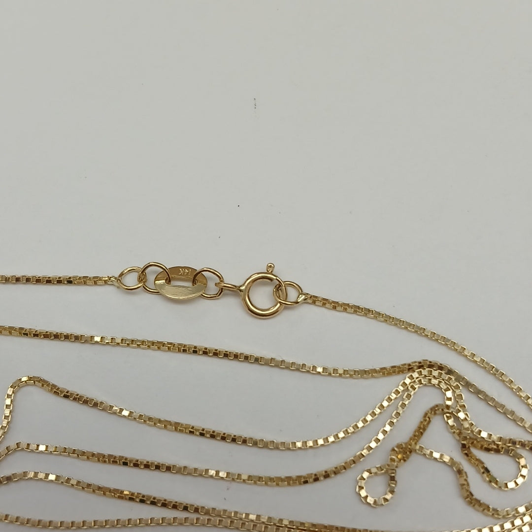CADENA VENECIANO 14K 55 CM 2.4 GR (NUEVO)