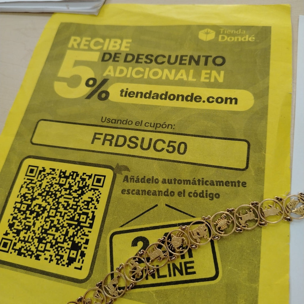 PULSERA ORO 8 K 19.7 GRMS (SEMINUEVO)