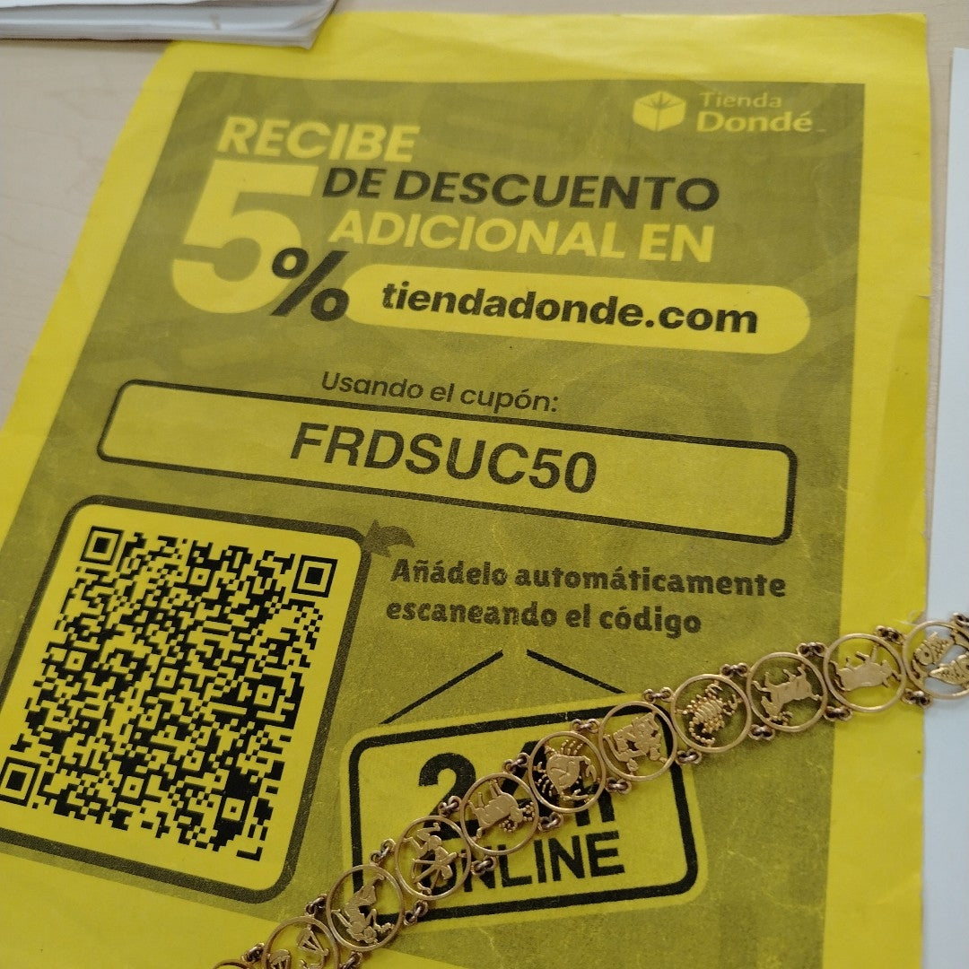 PULSERA ORO 8 K 19.7 GRMS (SEMINUEVO)