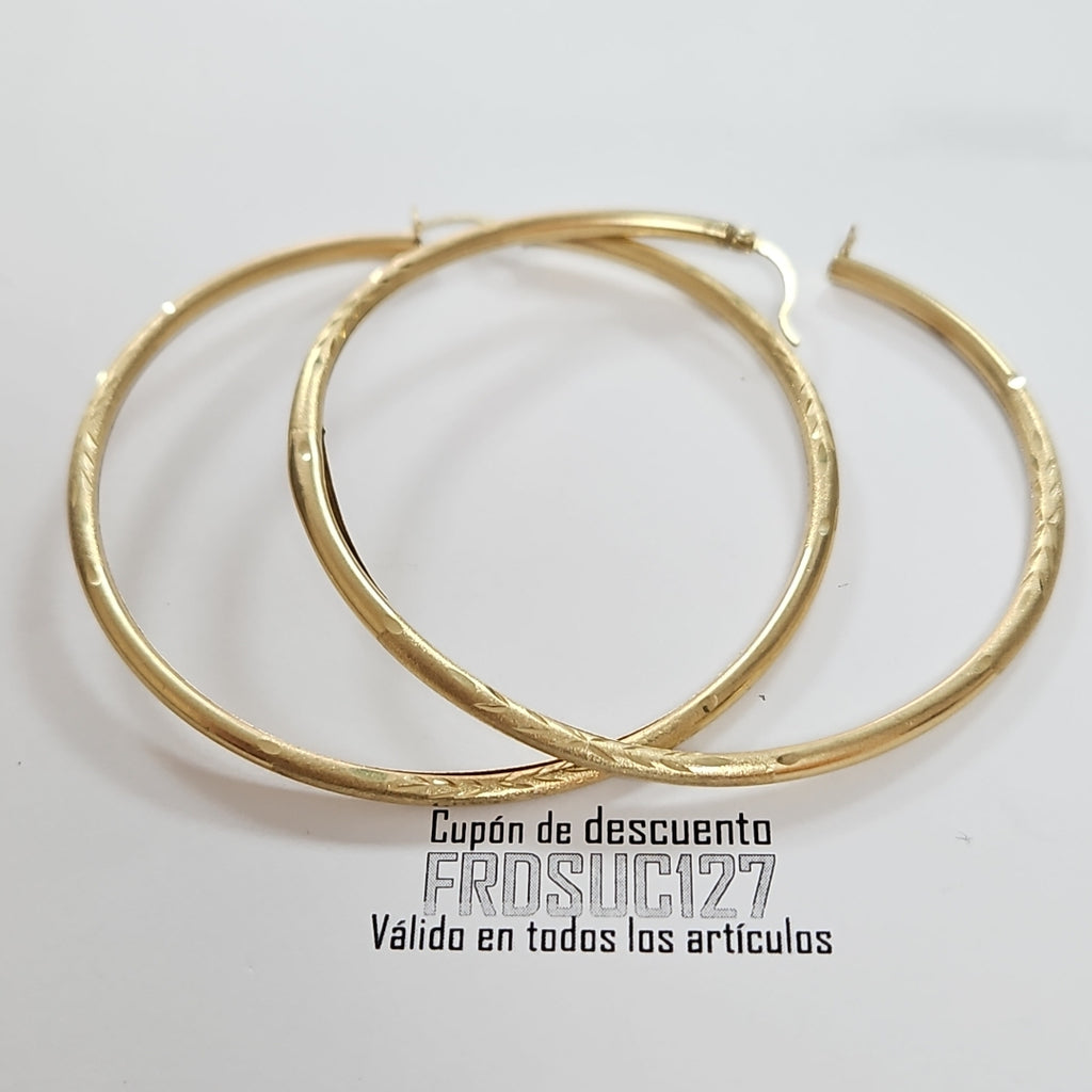 ARRACADAS PAR ORO 14 K 7,70 GRMS (SEMINUEVO)