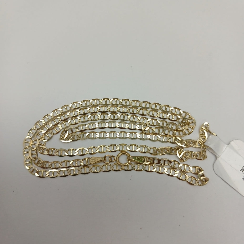 CADENAS TEJIDO GUCHI ORO 10K 55 CM 4.1 GR (NUEVO)