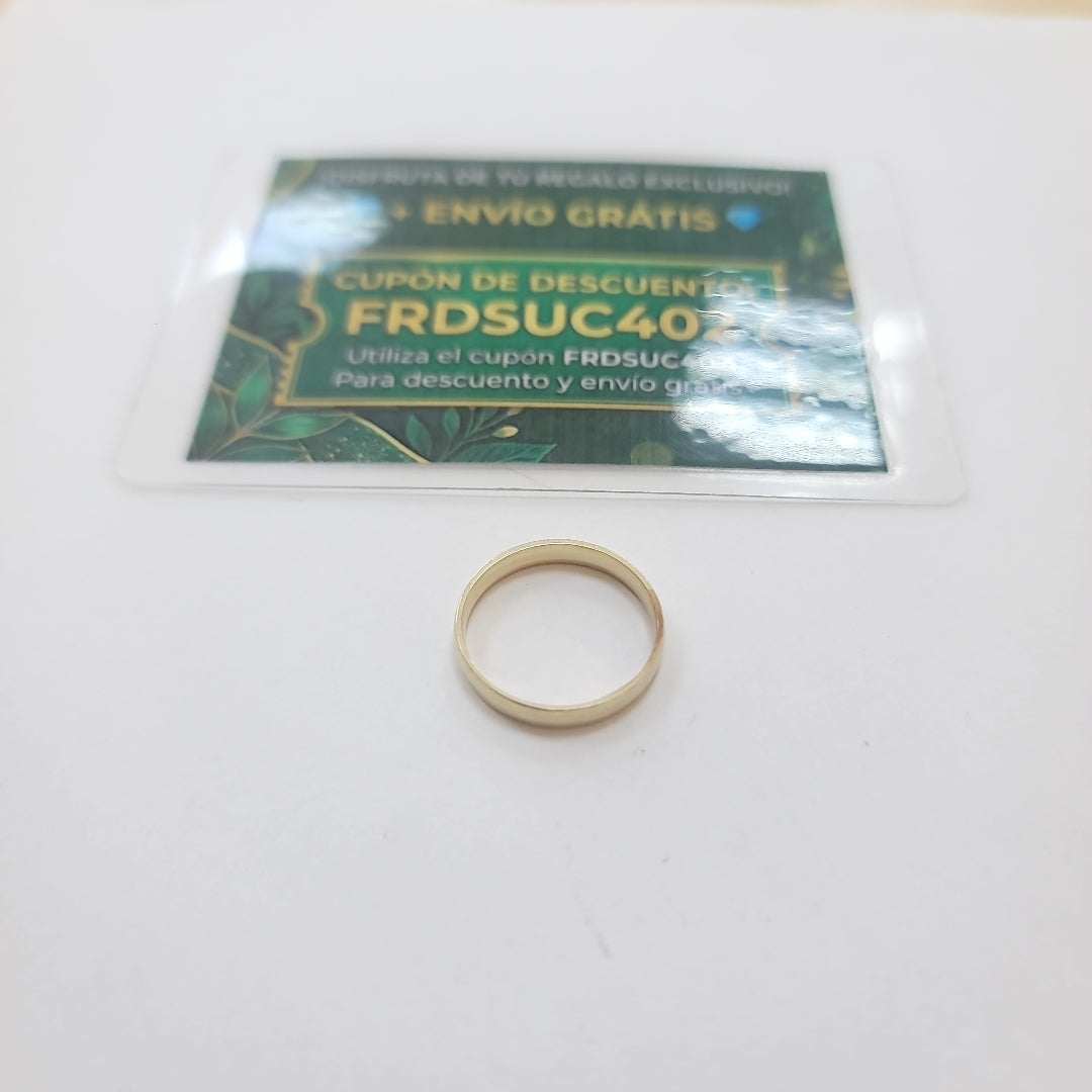 ARGOLLA ORO 10 K 2.2 GRMS (SEMINUEVO)