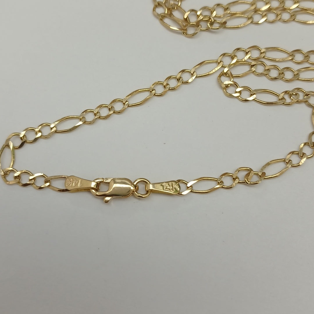 CADENAS 3X1 ORO 14K 55 CM 5.1 GR (NUEVO)