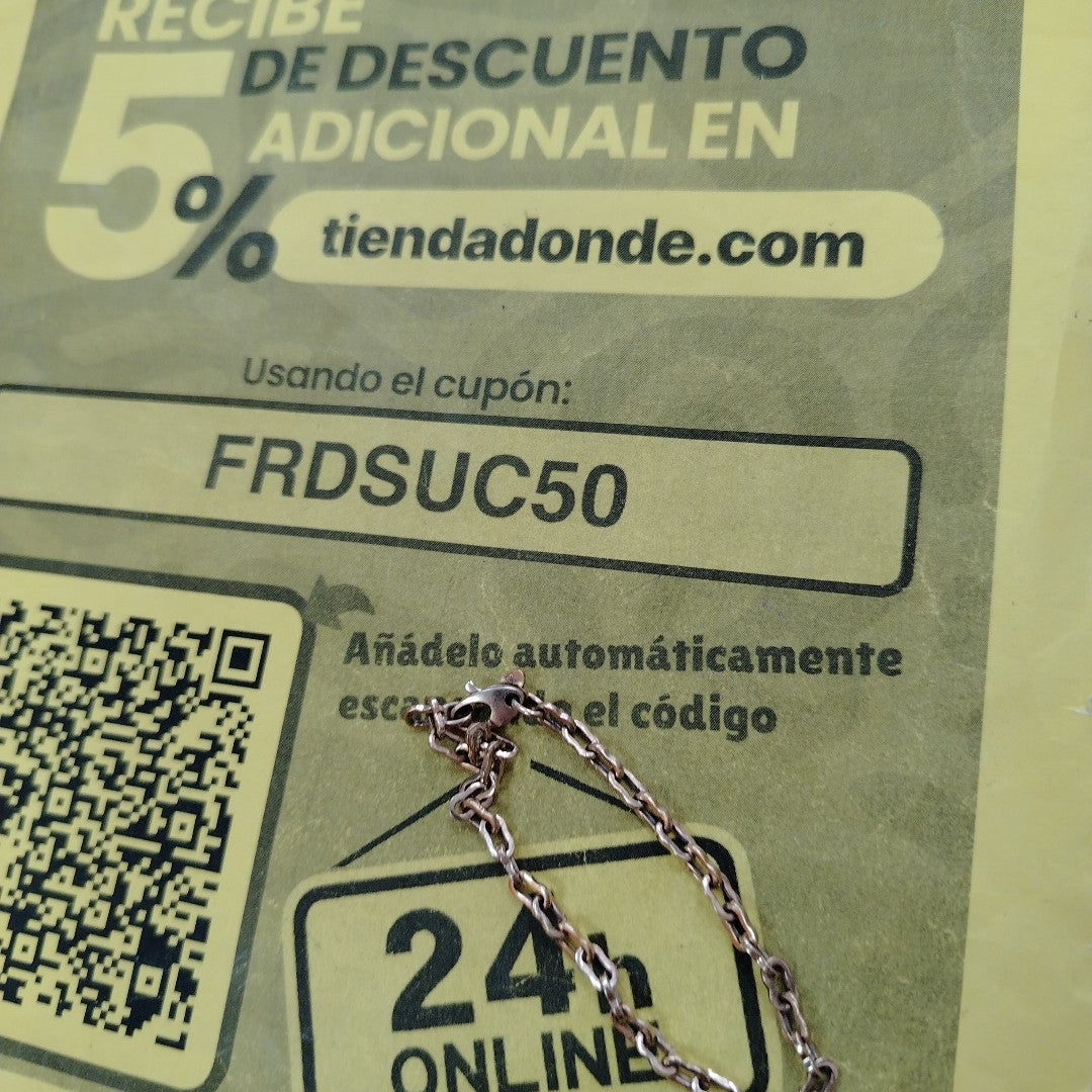 PULSERA ORO 14 K 3.2 GRMS (SEMINUEVO)