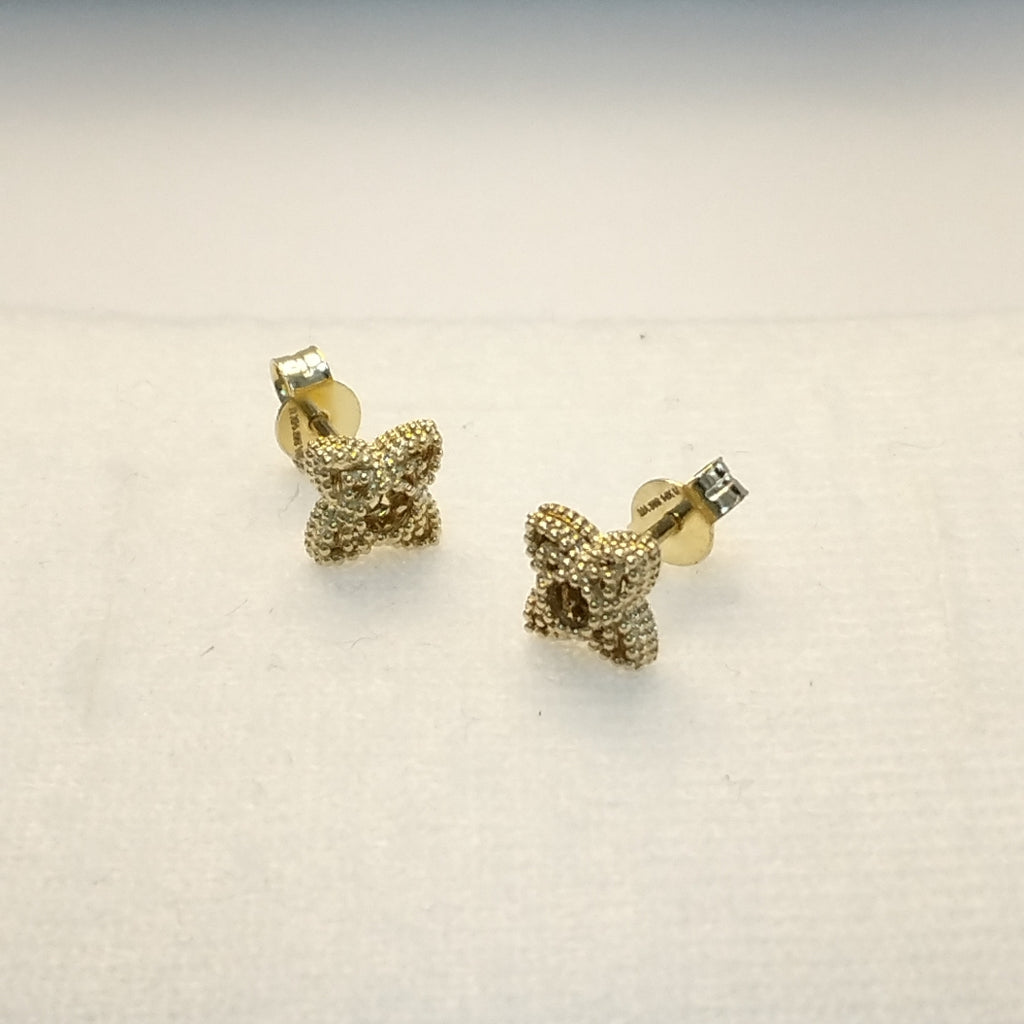 BROQUELES ORO 14K 1.5 (NUEVO)