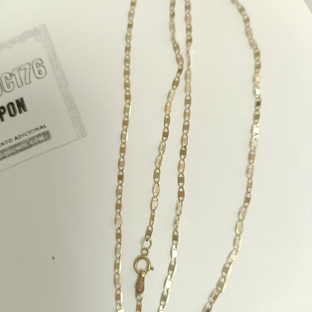 CADENA ORO COMBINADO 10 K 2.4 GRMS (SEMINUEVO)