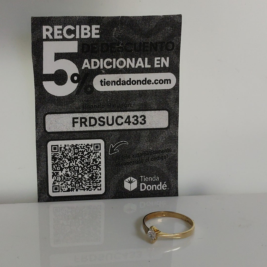 ANILLITO ORO 14 K 2 GRMS (SEMINUEVO)
