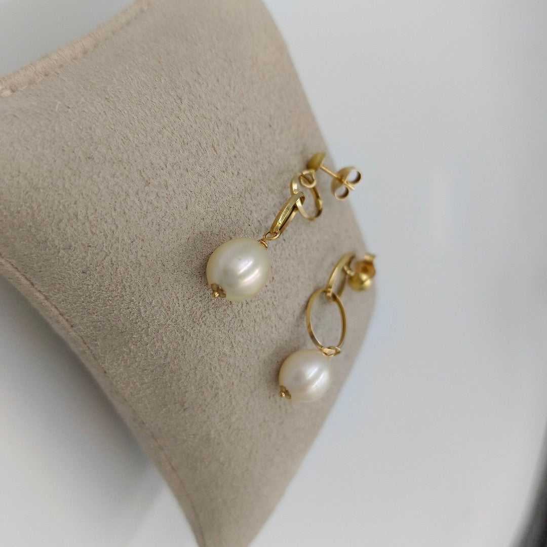BROQUELES PAR ORO 14 K 2,50 GRMS (SEMINUEVO)