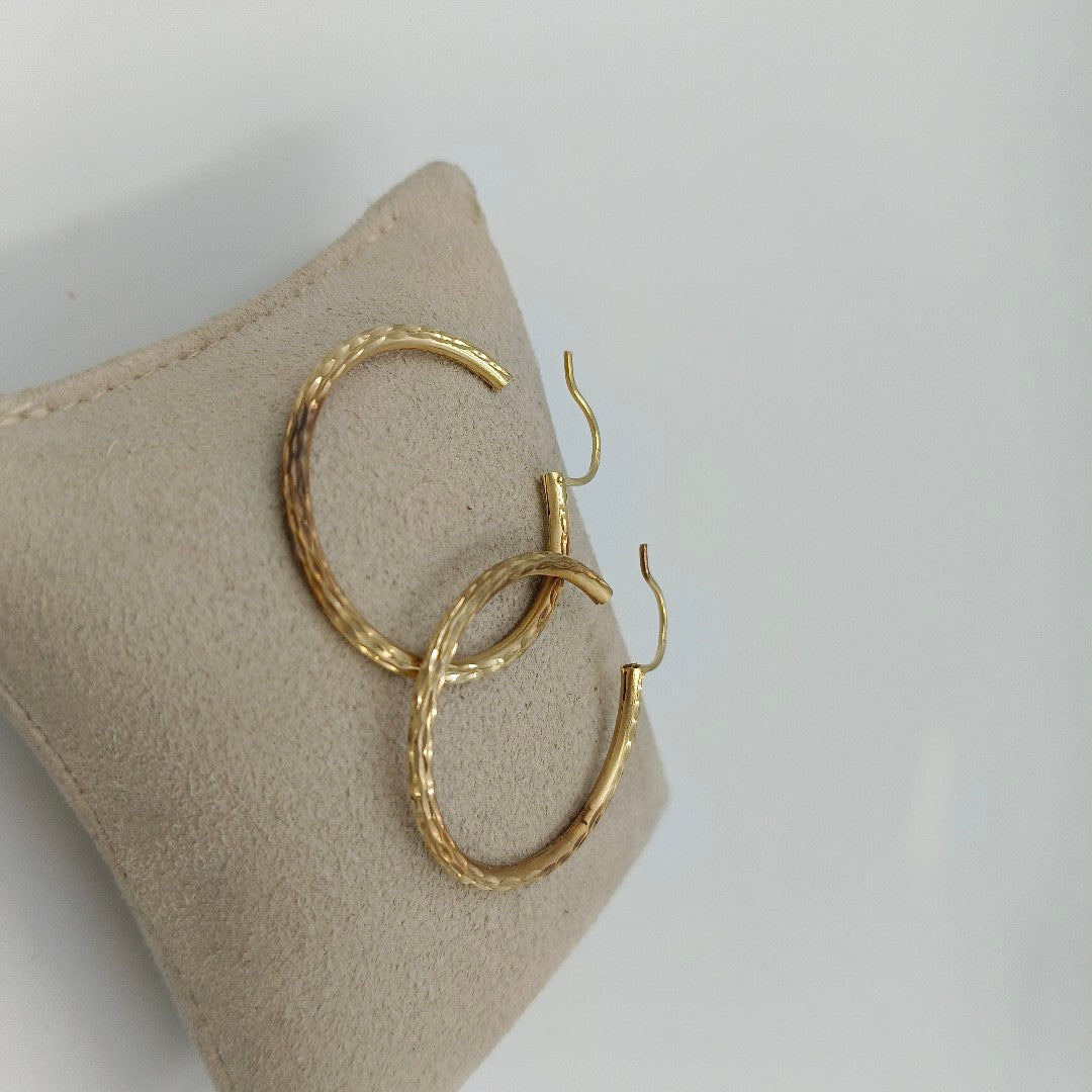 ARETES PAR ORO 14 K 2.5 GRMS (SEMINUEVO)