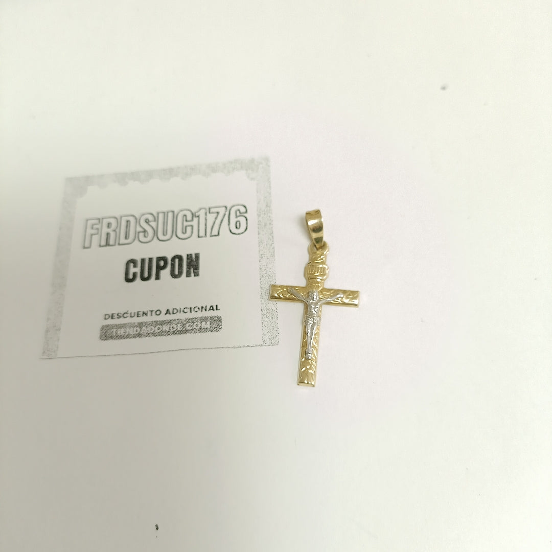 CRISTO ORO COMBINADO 10 K 0.8 GRMS (SEMINUEVO)