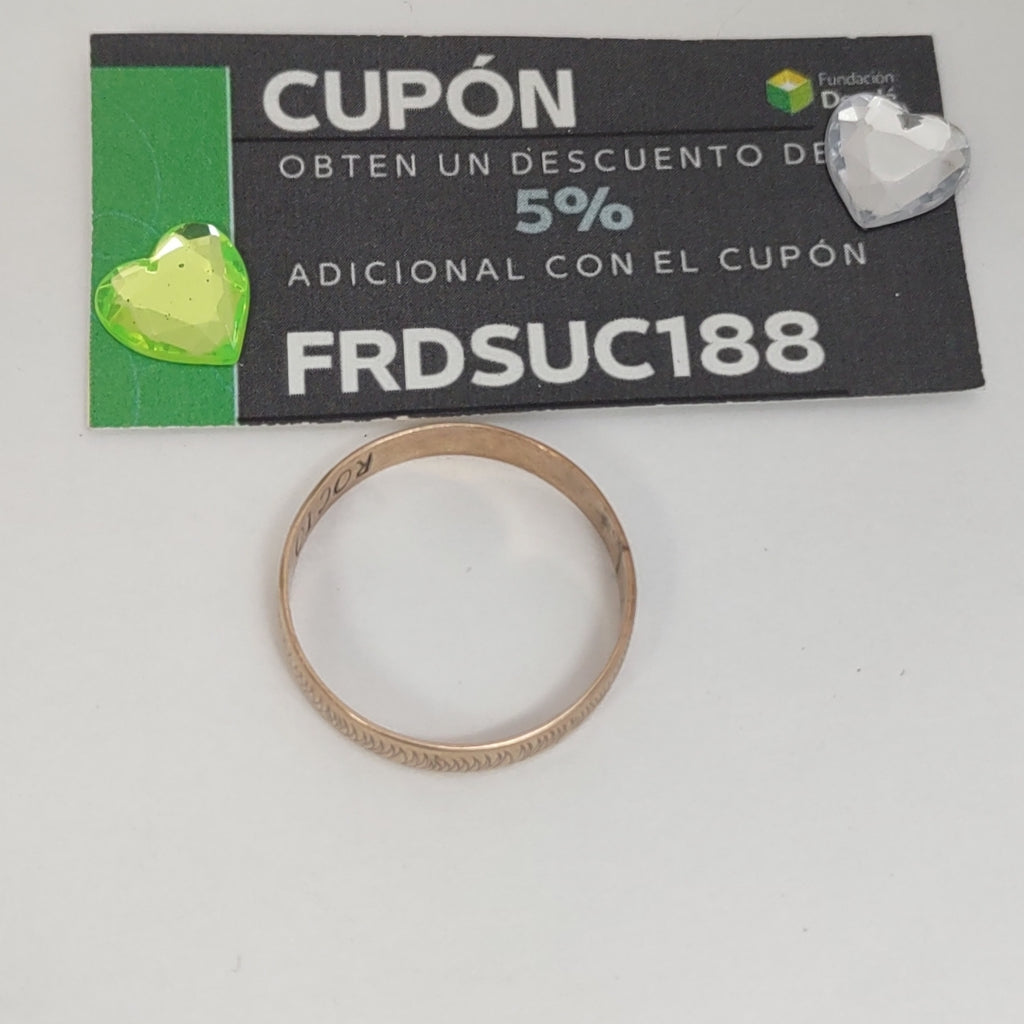 ARGOLLA ORO 8 K 2.1 GRMS (SEMINUEVO)