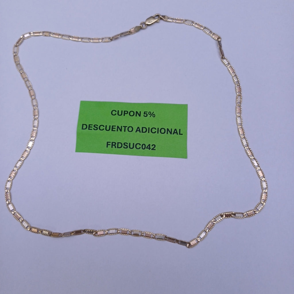 CADENA ORO 14 K 9.9 GRMS (SEMINUEVO)