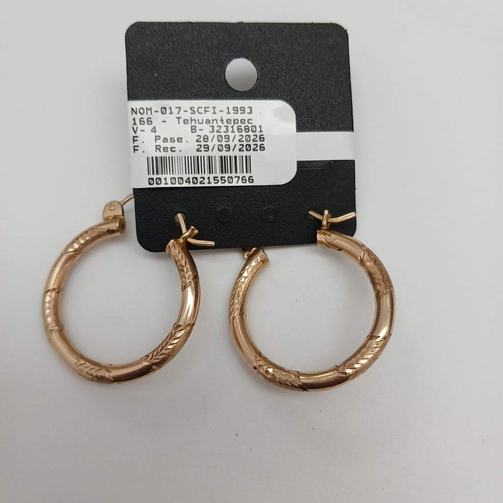 ARRACADAS PAR ORO 8 K 4 GRMS (SEMINUEVO)