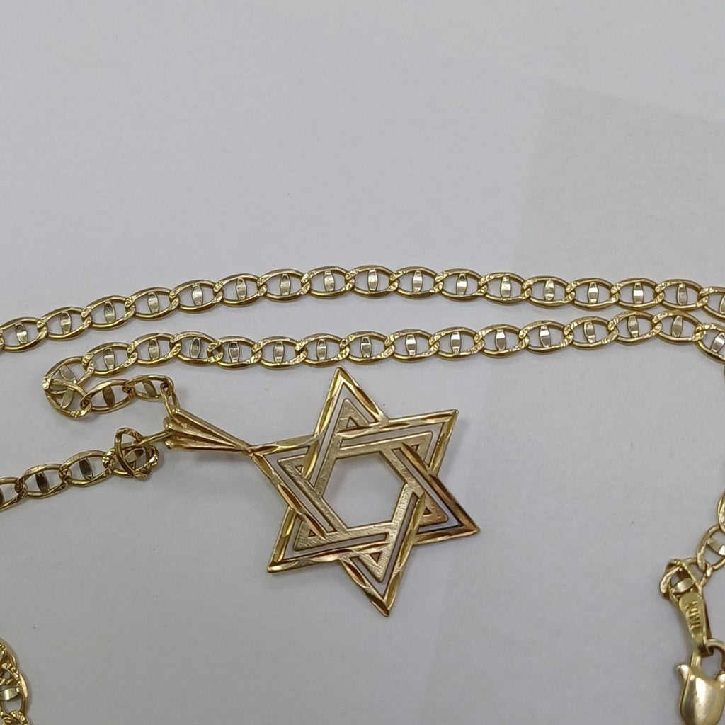 CADENA, DIJE ORO 14 K 6.5 GRMS (SEMINUEVO)