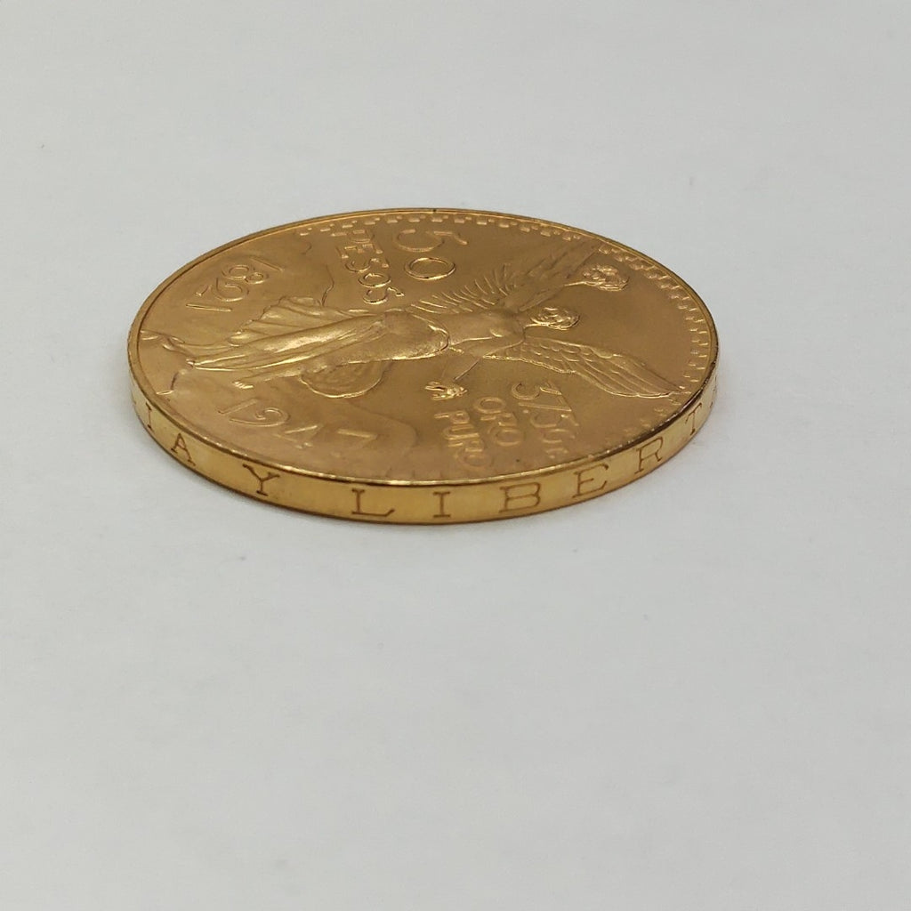 K1 41.6 GRMS 21 K IDENTIFICACIÓN MONEDA NOMINATIVA MONEDAS PESOS 50 PESOS (SEMINUEVO)