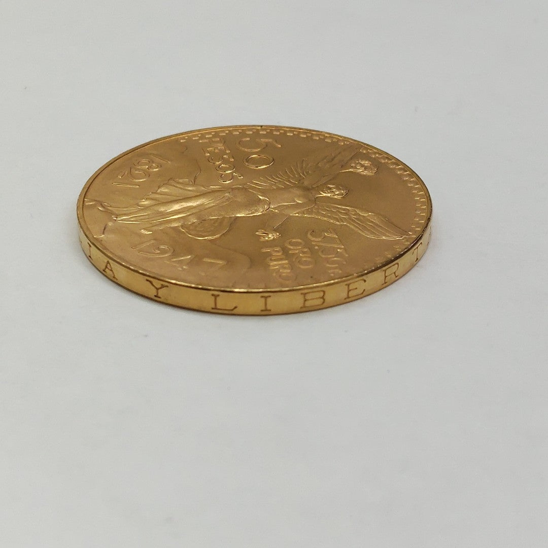 K1 41.6 GRMS 21 K IDENTIFICACIÓN MONEDA NOMINATIVA MONEDAS PESOS 50 PESOS (SEMINUEVO)