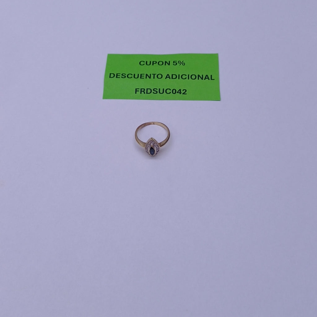 ANILLO ORO 14 K 2.3 GRMS (SEMINUEVO)