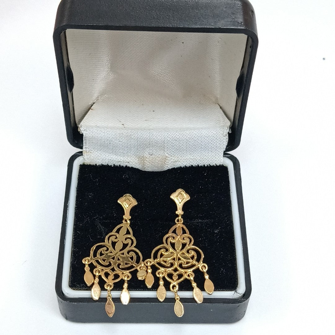 BROQUELES PAR ORO 10 K 4,80 GRMS (SEMINUEVO)
