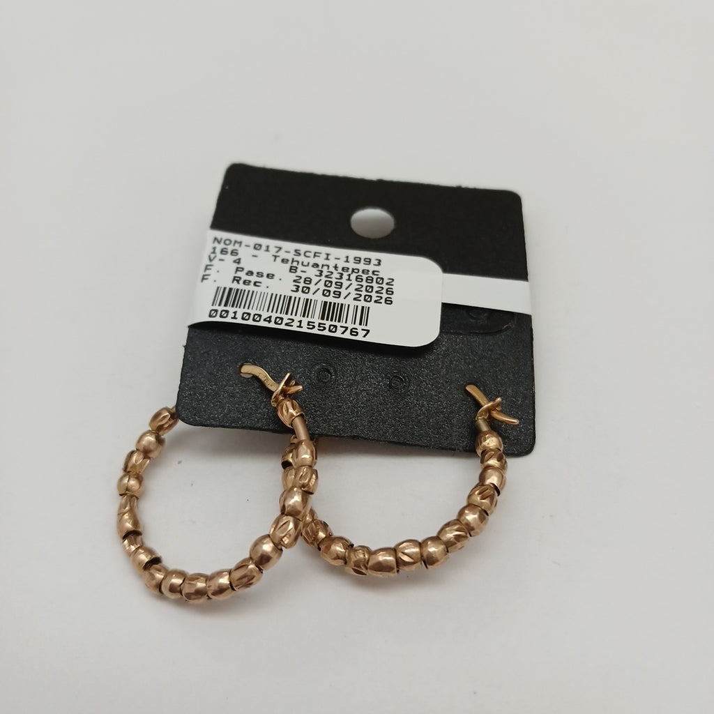 ARRACADAS PAR ORO 8 K 4.5 GRMS (SEMINUEVO)