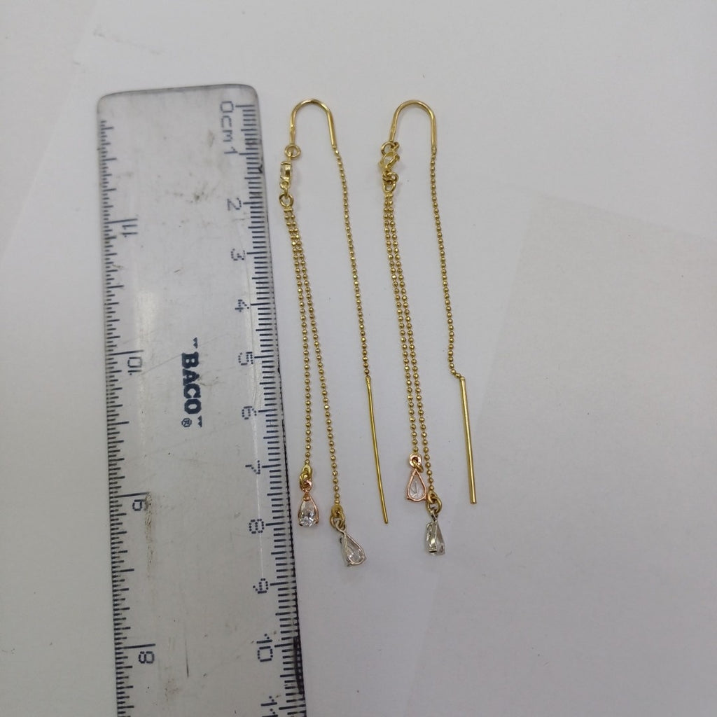 VIOLADORES PAR ORO 14 K 3,10 GRMS (SEMINUEVO)