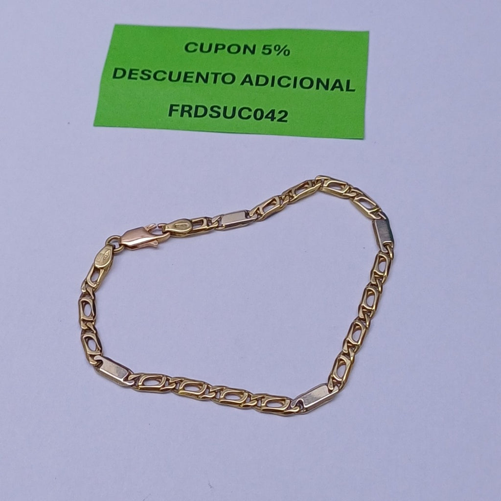 PULSERA ORO 14 K 8.5 GRMS (SEMINUEVO)
