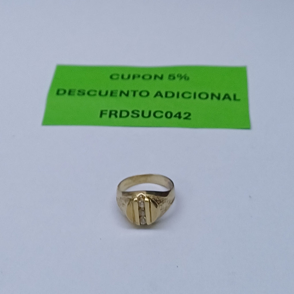 ANILLO ORO 14 K 2.3 GRMS (SEMINUEVO)