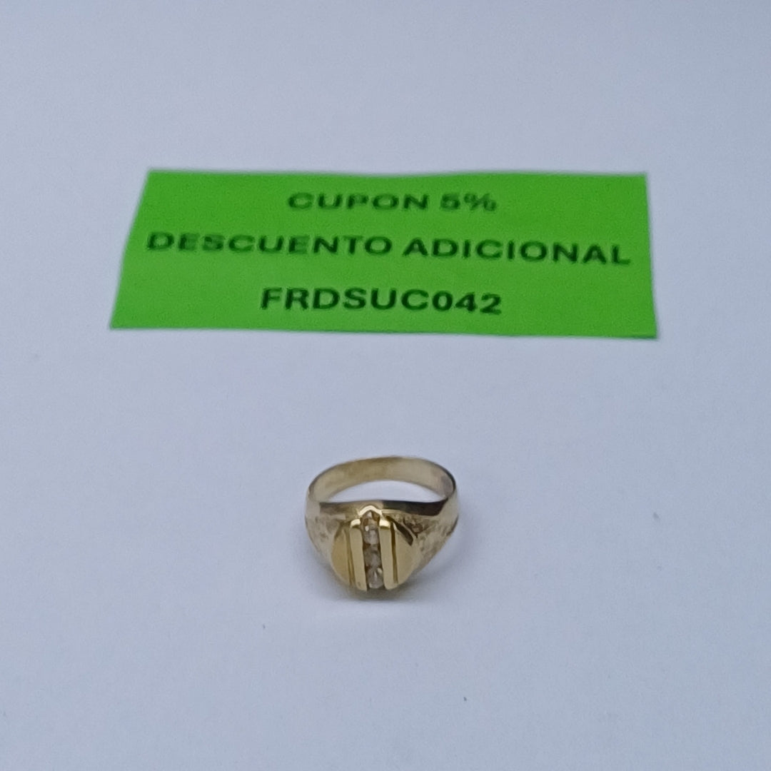 ANILLO ORO 14 K 2.3 GRMS (SEMINUEVO)