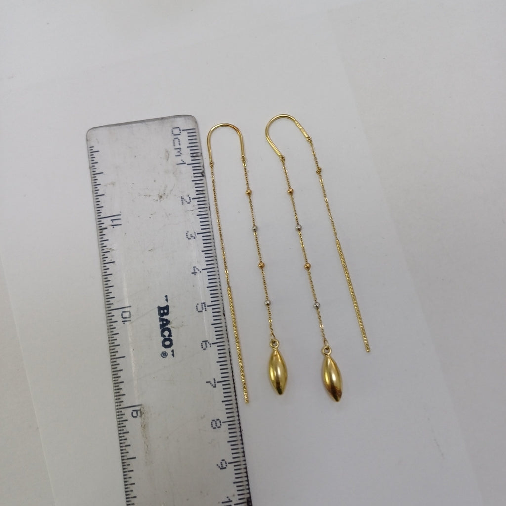 VIOLADORES PAR ORO 14 K 2,20 GRMS (SEMINUEVO)