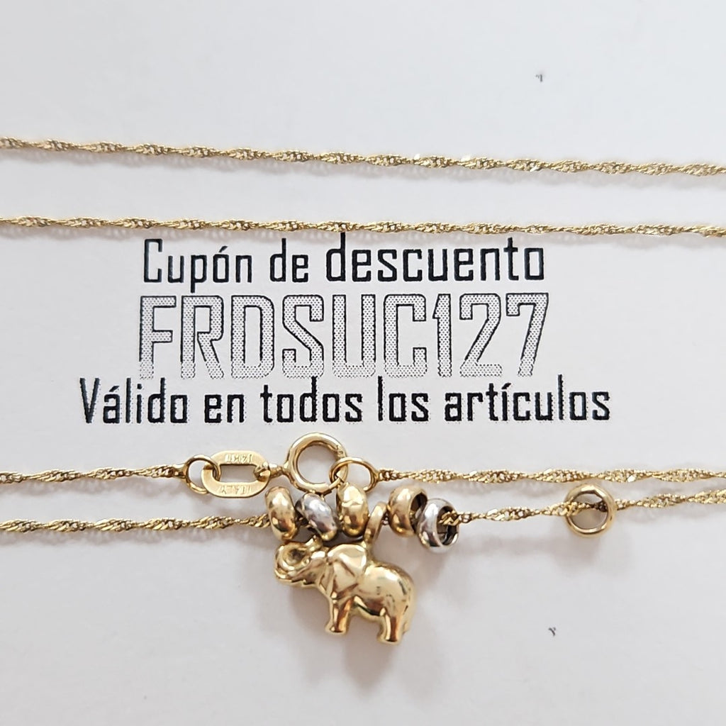 CADENA ORO 14 K 1.5 GRMS (SEMINUEVO)