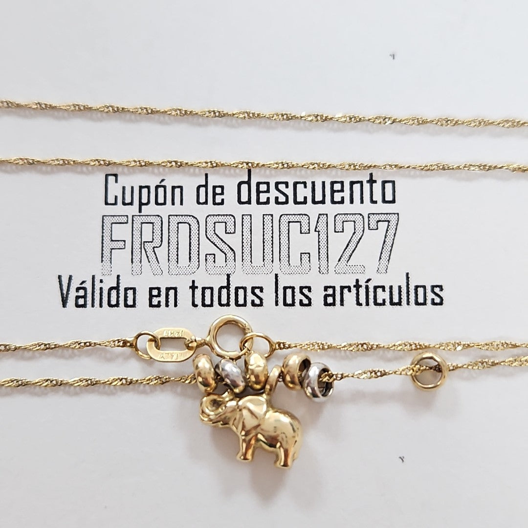 CADENA ORO 14 K 1.5 GRMS (SEMINUEVO)