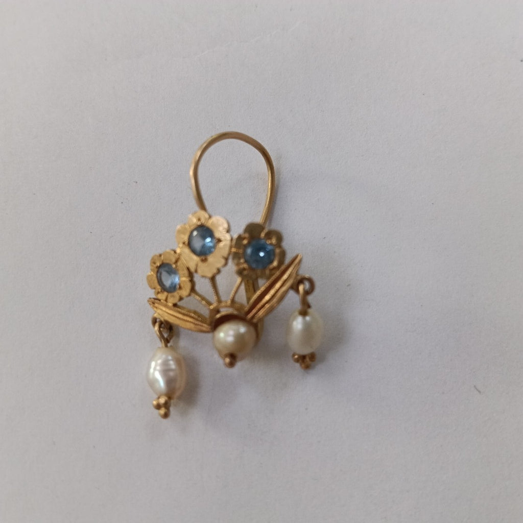 ARETES PAR ORO 18 K 5.9 GRMS (SEMINUEVO)