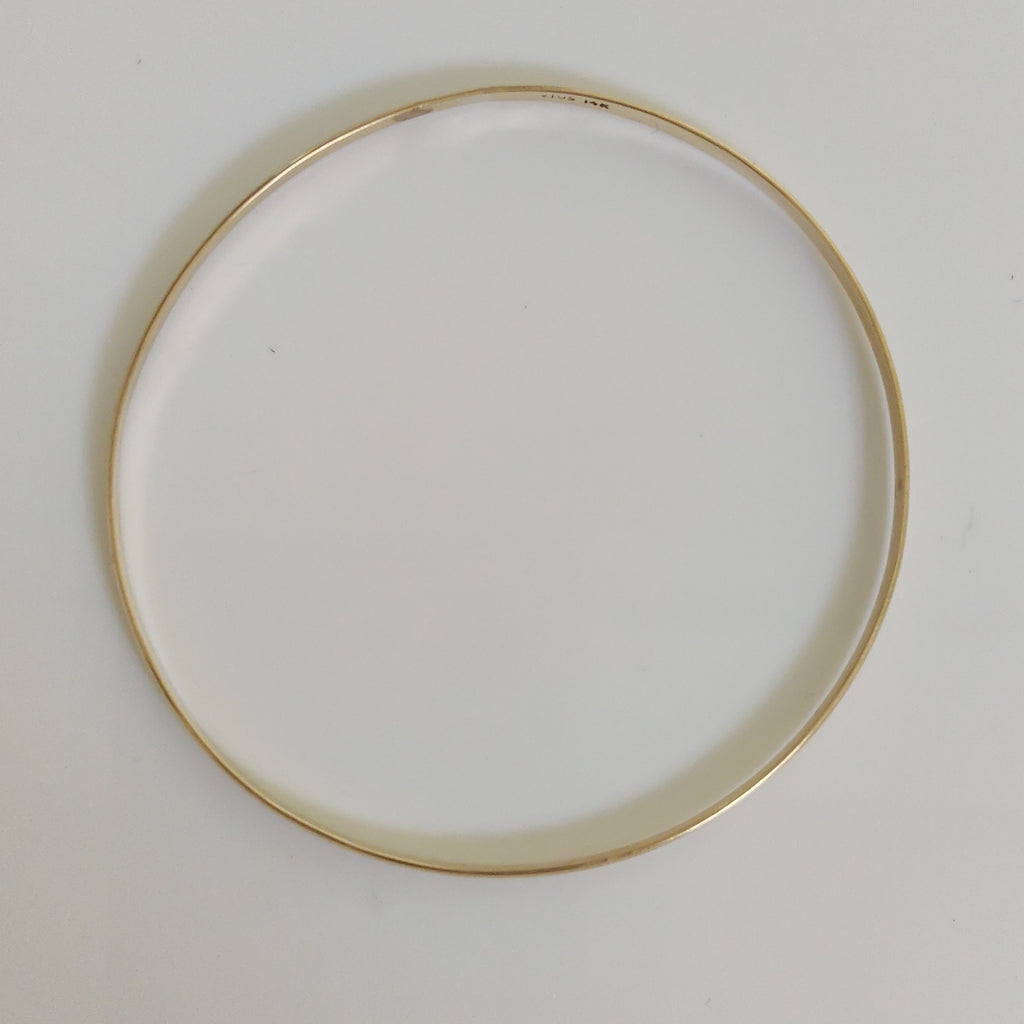 PULSERA RIGIDA ORO 14 K 5.6 GRMS (SEMINUEVO)