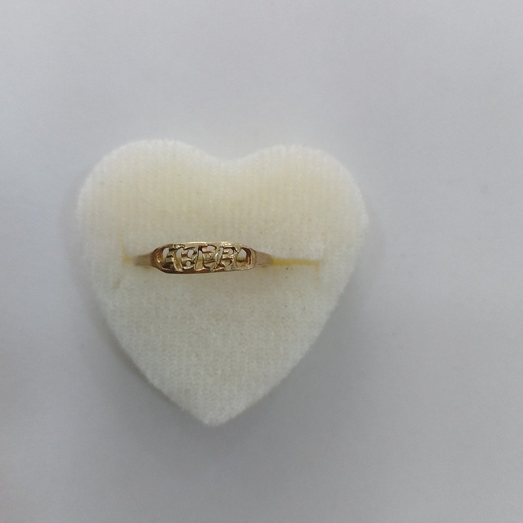 ANILLO ORO 8 K 0,70 GRMS (SEMINUEVO)
