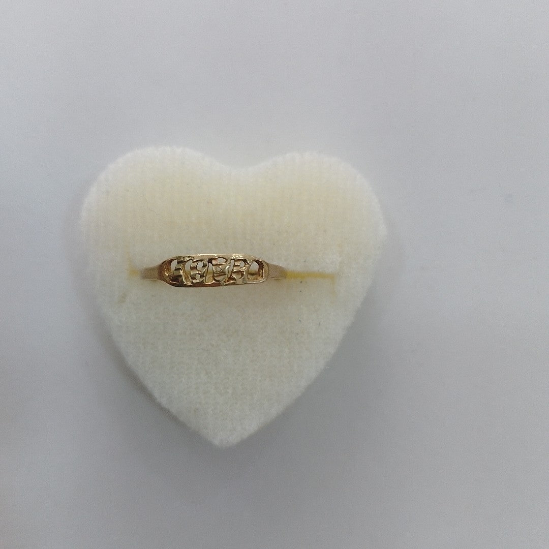 ANILLO ORO 8 K 0,70 GRMS (SEMINUEVO)