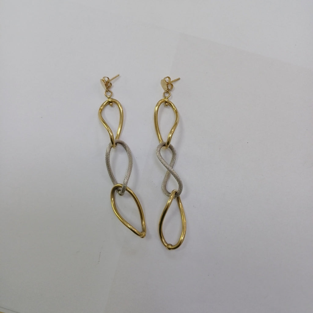 BROQUELES PAR ORO 14 K 5,10 GRMS (SEMINUEVO)