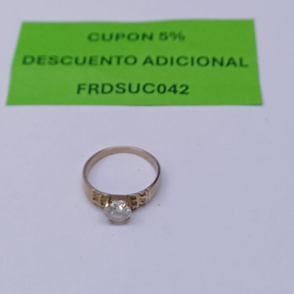ANILLO ORO 10 K 2.1 GRMS (SEMINUEVO)