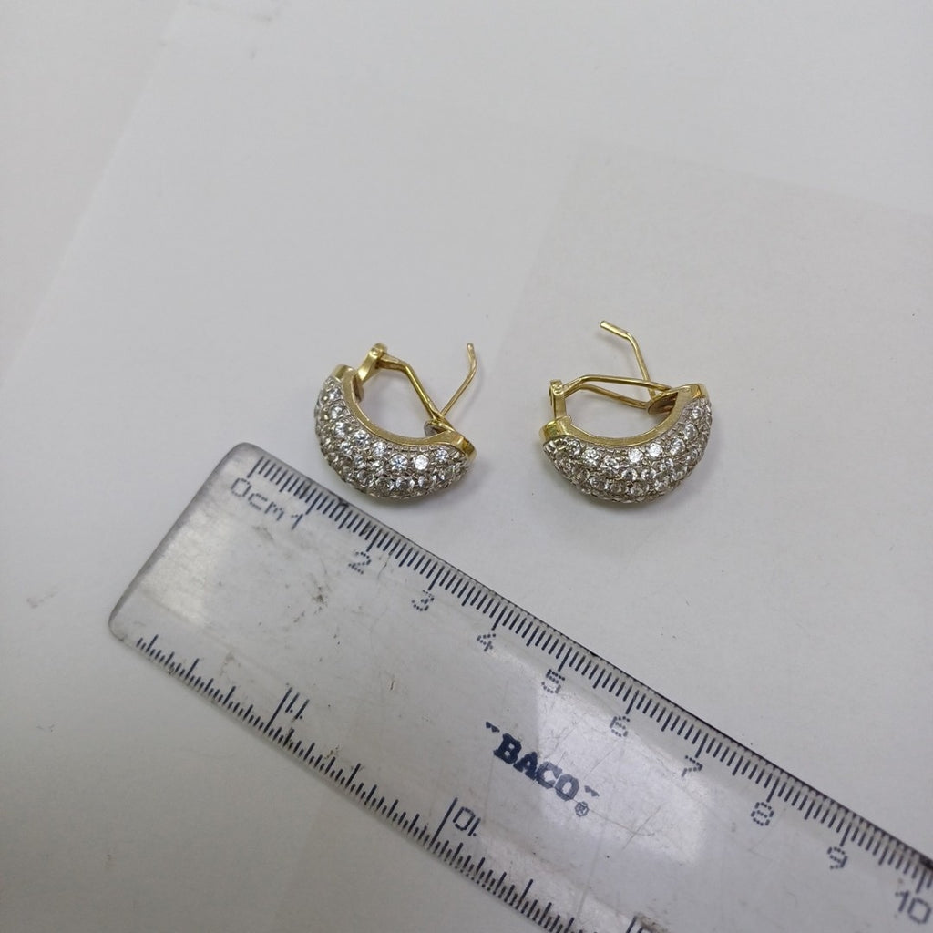ARETES PAR ORO 14 K 13,20 GRMS (SEMINUEVO)