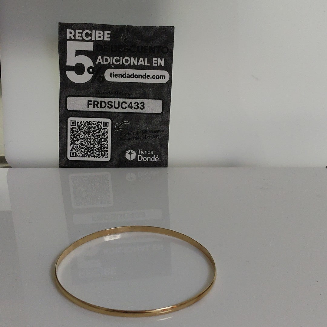 PULSERA RIGIDA ORO 14 K 5.5 GRMS (SEMINUEVO)