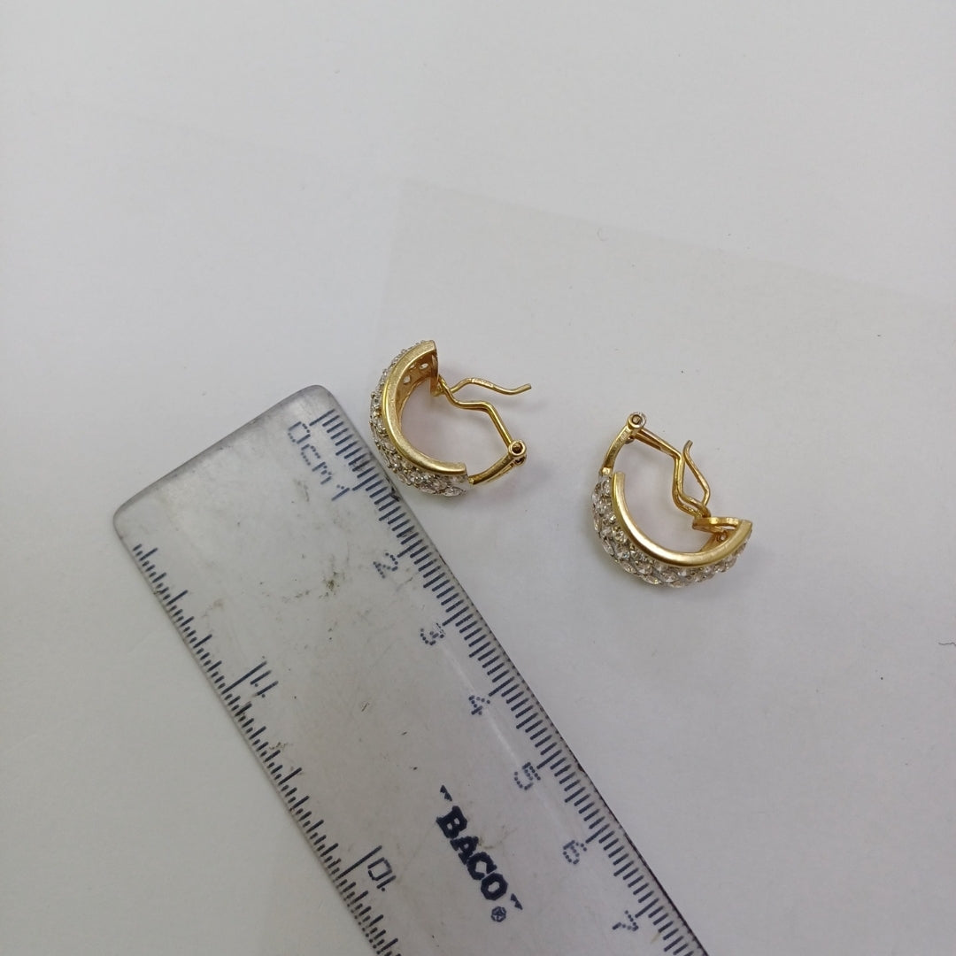 ARETES PAR ORO 14 K 8,30 GRMS (SEMINUEVO)