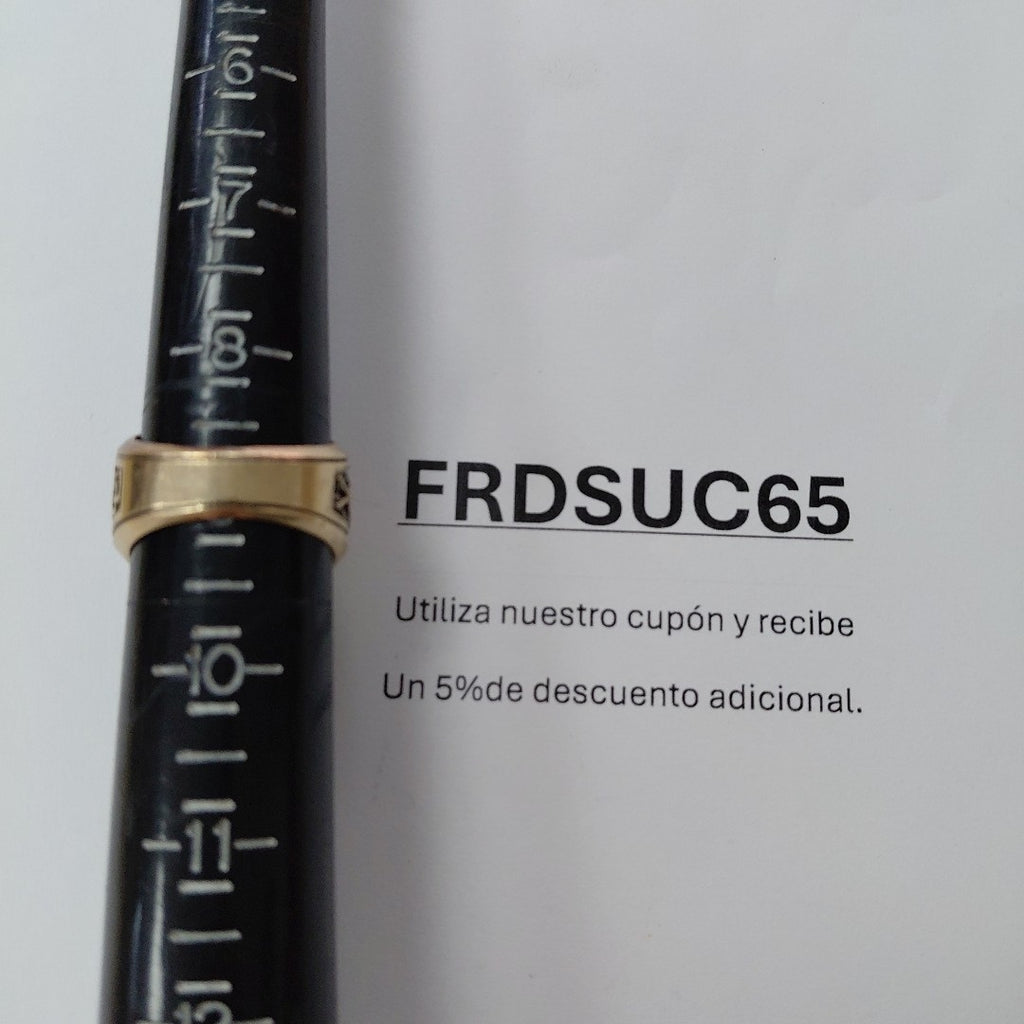 ANILLO DE GRADUACIÓN ORO 10 K 16 GRMS (SEMINUEVO)