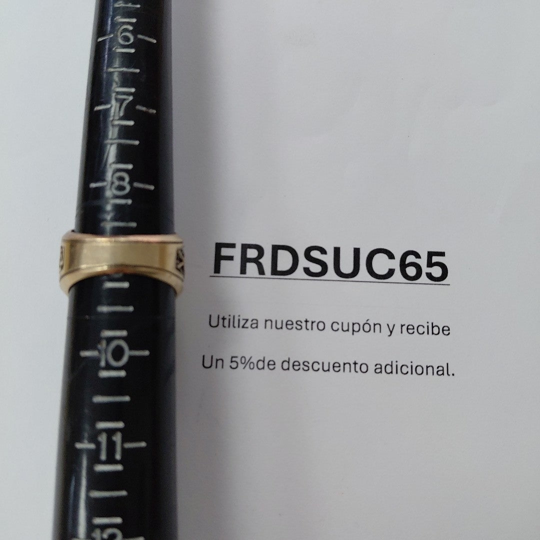 ANILLO DE GRADUACIÓN ORO 10 K 16 GRMS (SEMINUEVO)