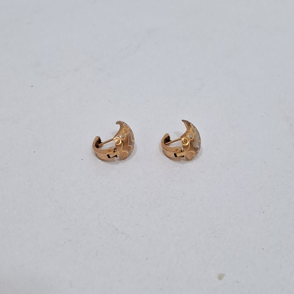 ARETES PAR ORO 14 K 2.8 GRMS (SEMINUEVO)