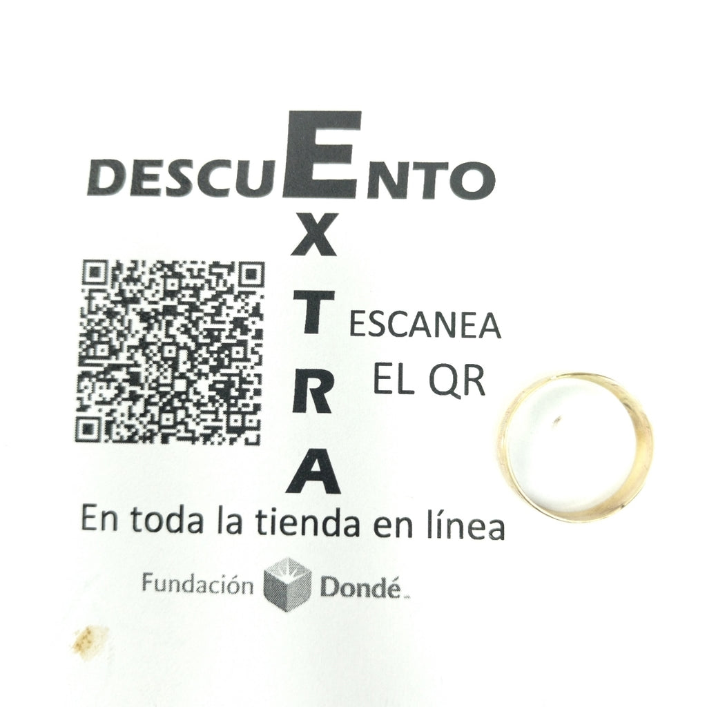 ARGOLLA ORO 14 K 1.4 GRMS (SEMINUEVO)