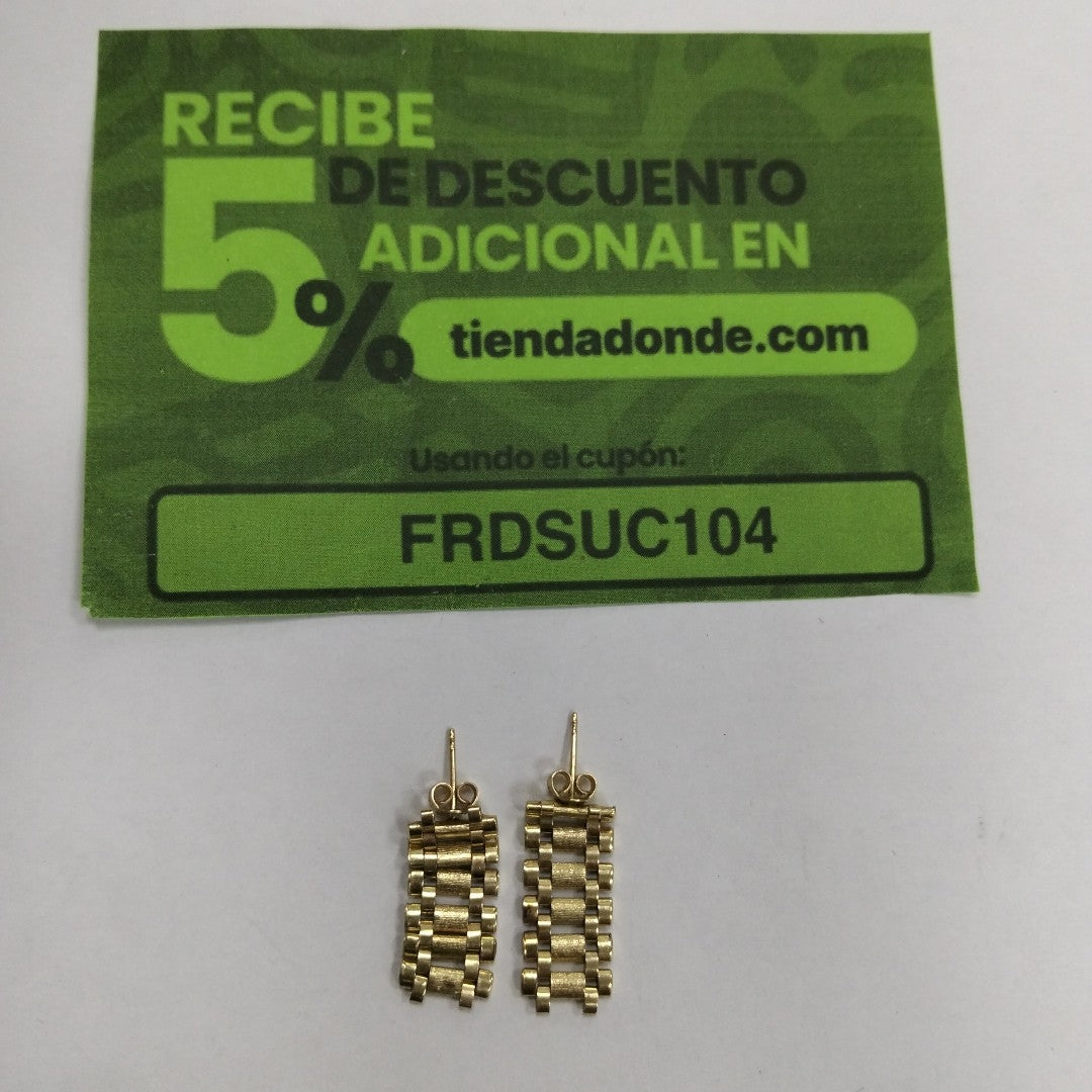 BROQUELES PAR ORO 10 K 3.6 GRMS (SEMINUEVO)