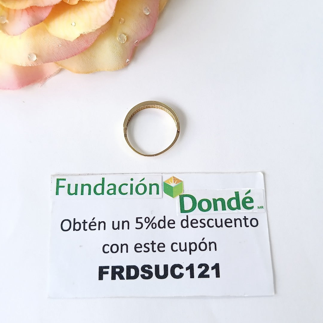 ANILLITO ORO 14 K 1.6 GRMS (SEMINUEVO)