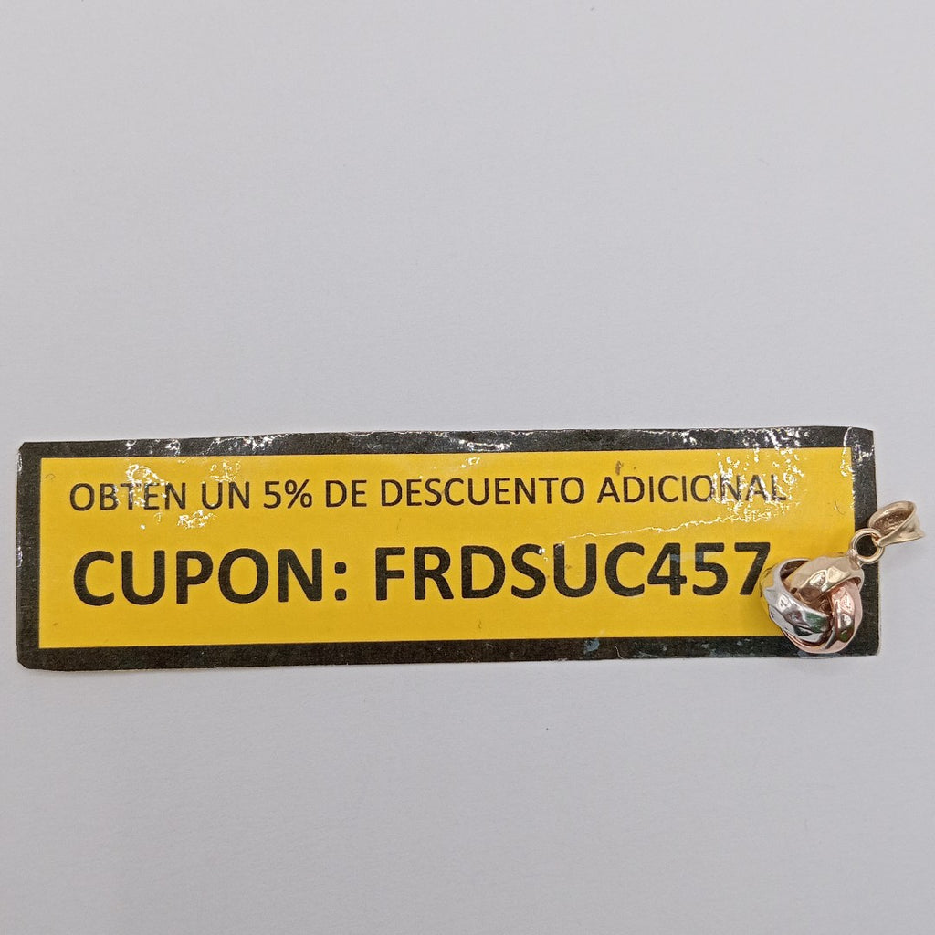DIJE ORO COMBINADO 10 K 0,60 GRMS (SEMINUEVO)