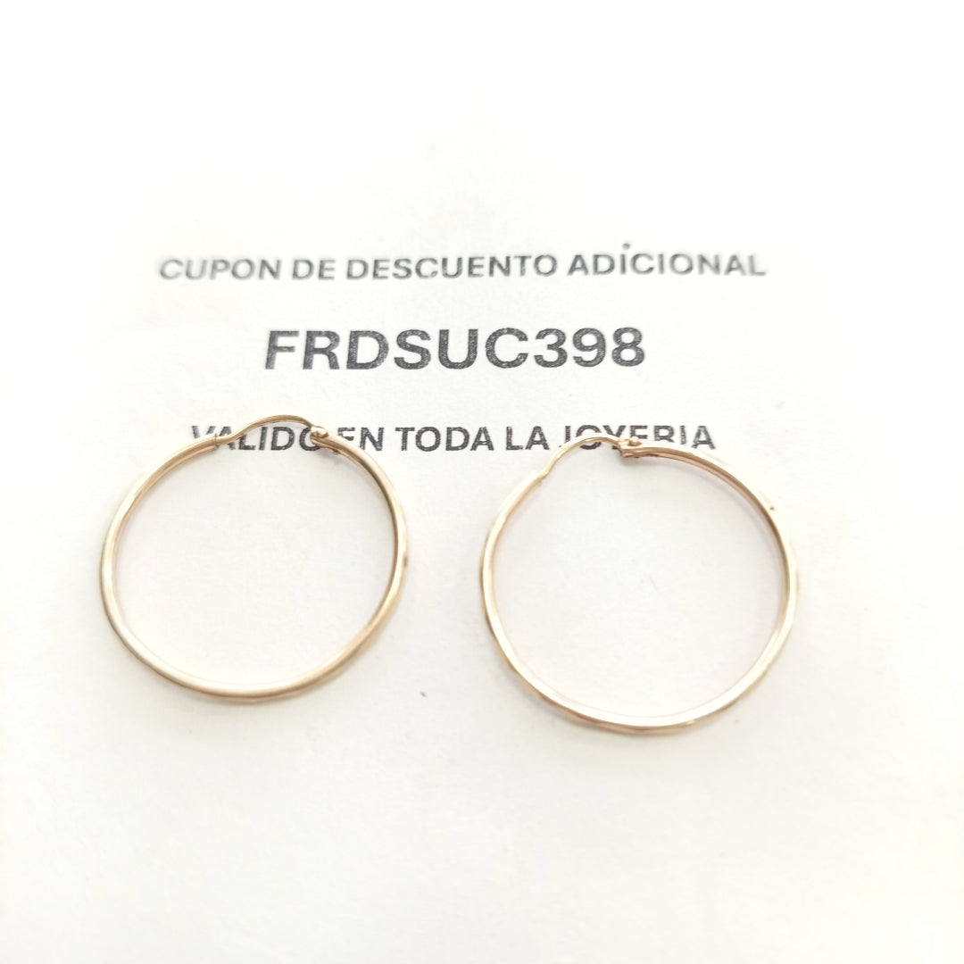 ARRACADAS PAR ORO 10 K 1,50 GRMS (SEMINUEVO)