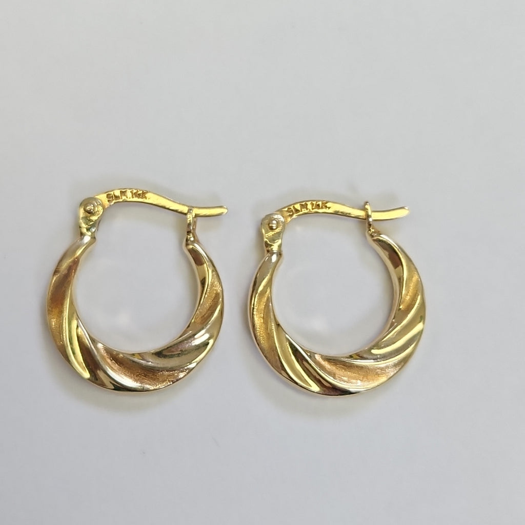 ARRACADAS PAR ORO 14 K 1.2 GRMS (SEMINUEVO)